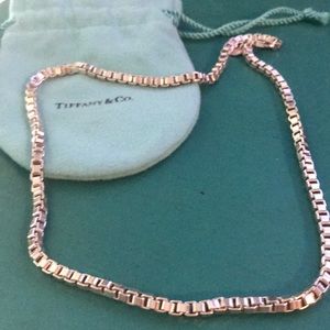Tiffany Box chain necklace